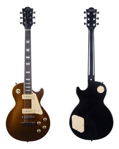 Guitarra Eléctrica Eko Ls-400 Gold Tribute Les Paul Dorado Color Dorado Oscuro Material Del Diapasón Laurel Orientación De La Mano Diestro