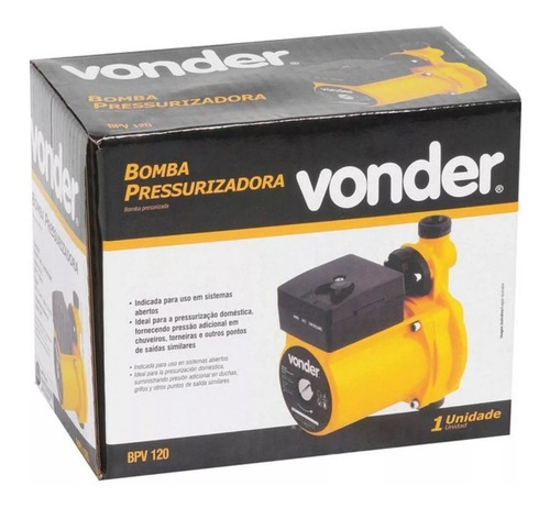 Imagem 6 de 6 de Bomba Pressurizadora 120w Bpv120 Vonder 220v 12x S/ Juros