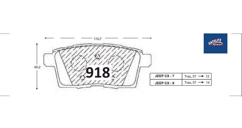 Pastillas Traseras Mazda Cx 7--cx9 ***envio Gratis***leer***