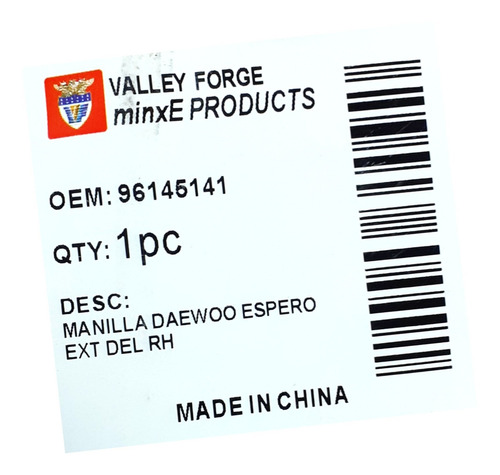 Imagen 3 de 4 de Manilla Delantera Derecha Daewoo Espero
