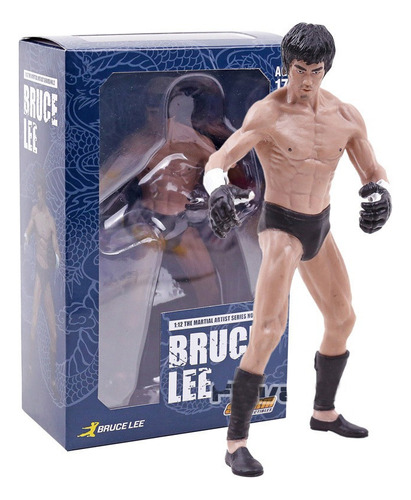 Figura De Acción De Bruce Lee De 19 Cm, Versión De Combate,