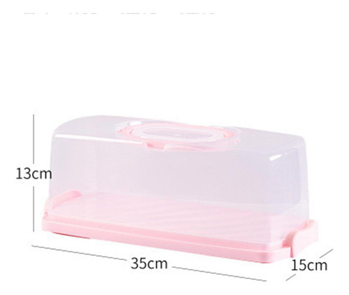 Caja De Pan De Pan Rectangular Con Asa Herramienta De Cocina