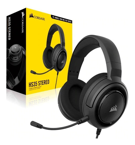 Corsair Hs35 Carbon Headset Gaming Ca-9011195-na Ps4 Pc Xbox