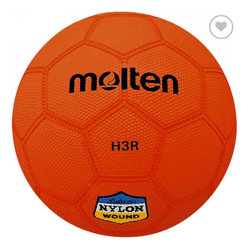 Balon De Balonmano # 3  Vulcanizado Caucho Naranja