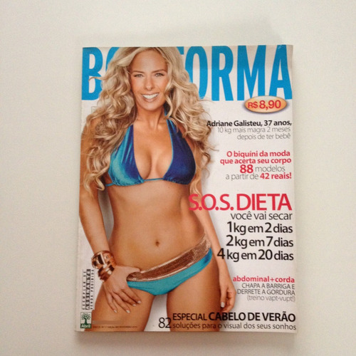 Revista Boa Forma 285 Adriane Galisteu  F442