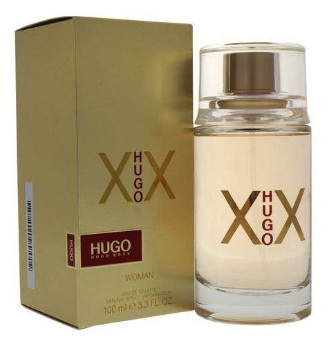 Perfume Hugo Xx De Hugo Boss Para Mujer Edt Spray De 100 Ml
