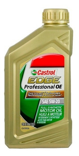 Aceite Castrol Edge 5w20 Professional Oe Journey 946ml