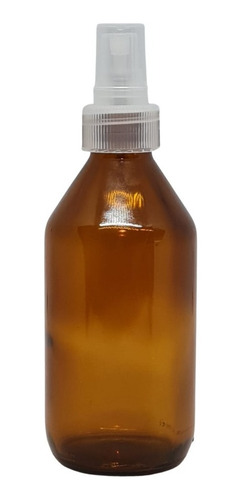 100 Botellas Jarabe 250ml Vidrio Ambar Spray Transparente