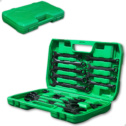 Kit Jogo Chave Combinada 8 A 24 Mm Profissional Com Maleta