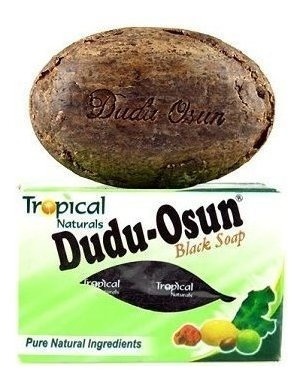 Dudu-osun - Jabón Negro Africano (100% Puro), 4 Unidades