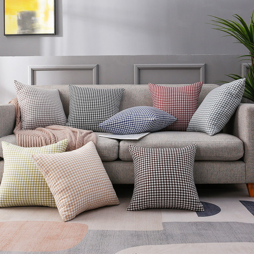 Fundas De Almohada De Lino Con Estampado De Rayas, Versátile