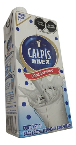 Calpico Calpis 1 Litro Rinde Preparar 4 Litros Bebida Japon