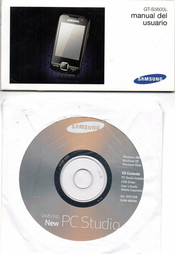 Manual + Cd De Instalación Samsung Gt S5600l (Usado)