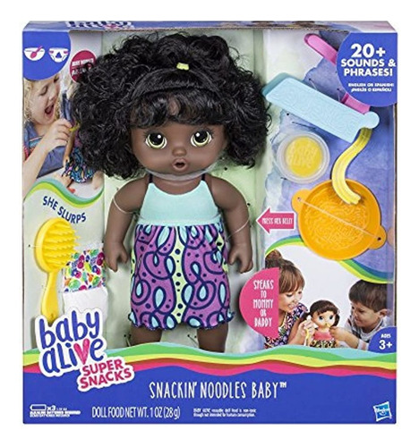 Baby Alive Super Snacks Snackin Noodles Baby African Amer