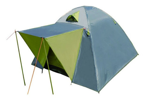 Carpa 4 Personas C/techo Colchon 2 Plazas Inflador Almohadas