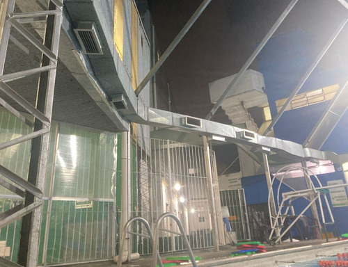 Rejilla Ventilacion 20x20 Fija Galvanizada Extraccion