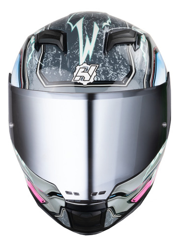 Hax. Casco Para Motociclista Dot + Ece 06. Force Thunder
