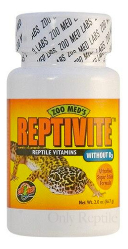 Reptivite Sin D3 Calcio Y Vitaminas Reptiles 56g