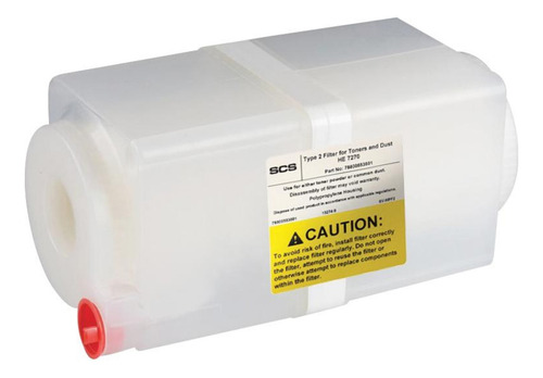 Filtro Scs Sv-mpf2 Tipo 2 Para Aspiradora De Toner