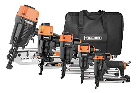 Freeman P5frfnfwscb Rr5 Piece Framingfinish Nail Gun Kit
