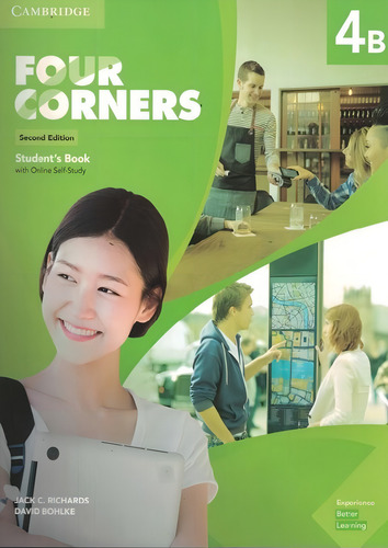 Libro "Four Corners 4b Sb" con autoaprendizaje en línea, 2ª ed., de Cambridge University Press, tapa blanda, vol. 1, en inglés.