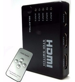 Switch Hdmi 4k E 2k 3x1 Com Controle Remoto