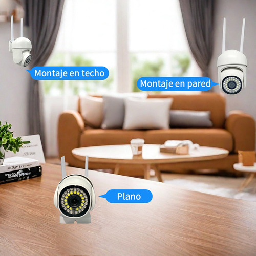 Cámara Baby Monitor Bebes Micrófono Visión Nocturna Blanco