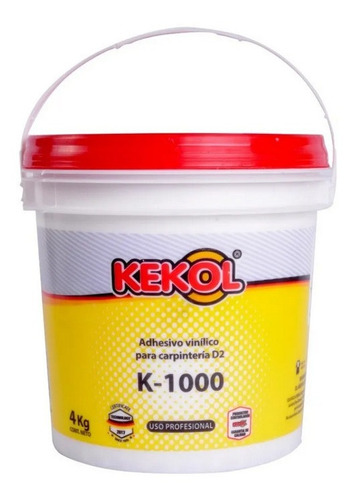 Cola Carpintero Kekol K1000 4k Pegamento Adhesivo Madera