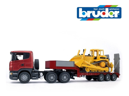 Scania R-serie Con Cat Excavadora 1:16 Bruder 3555 Alemania