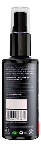 Kit Blend Para Barba Óleo Hidratante Pente Duplo Big Barber