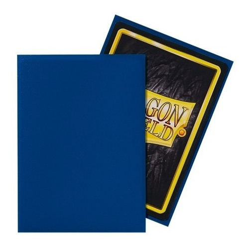 Dragon Shield Standard Size Matte Sleeves Blue Folios Fundas Premium