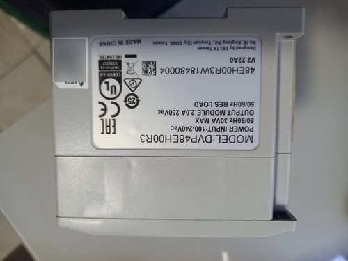 Clp Modulo Rele-dvp-eh3 24ed 24sd Dvp48hp00r Delta