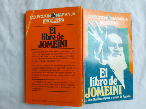 El Libro De Jomeini - Coleccion Naranja Bruguera 1981