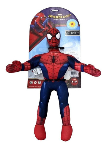 Spiderman Muñeco Soft De Tela Go Spidey 45cm 