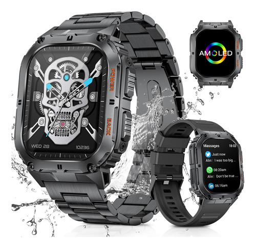 Foxbox Reloj Inteligente Para Hombres Llamada Bluetooth, Rel