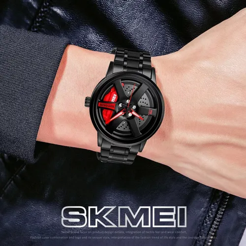 Reloj Skmei 1787 Rin De Auto Deportivo Giratorio Acero Inox