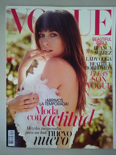 Revista Vogue España Spain Agosto 2014 Blanca Suárez.