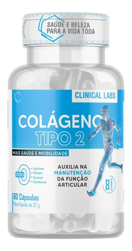 Colágeno tipo 2 más vitaminas para rodillas y articulaciones, 60 cápsulas de sabor sin sabor