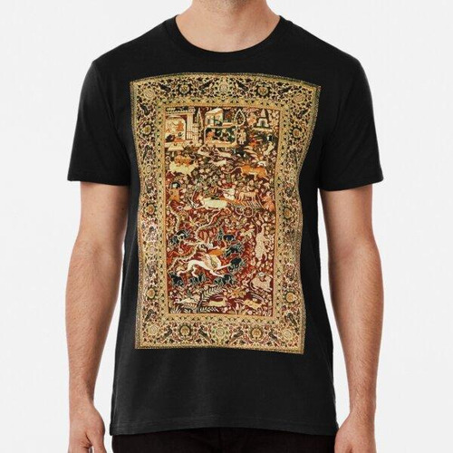 Remera Alfombra Imperial Antigua De Mughal Algodon Premium