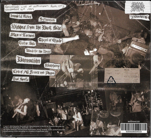 Morbid Angel - Juvenilia- Cd 2023 Producido Por Earache