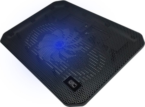 Base Cooler P/ Notebook Cooling Pad Pc/mac Usb 2.0 Color Negro Color Del Led Azul