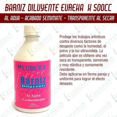 Eureka Barniz Y Diluyente Semimate X 500ml Microcentro