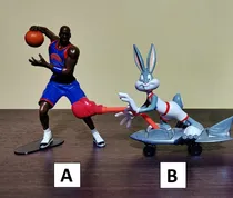 Comprar Muñecos Bugs Bunny Y Jordan Looney Tunes Space Jam Playmates
