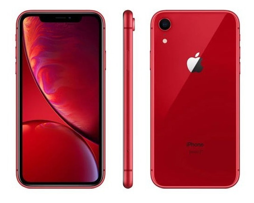 iPhone XR Vermelho, Com Tela De 6,1  4g 128gb 12mp Mrye2bz/a