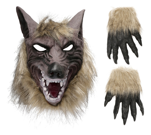 Máscara De Halloween Y Accesorios Para Máscaras De Lobo