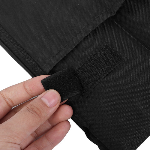 Silla De Playa Plegable Negra Con Cojín Portátil Ligero