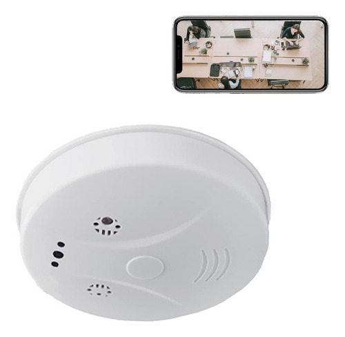 Detector De Humo Con Cámara Oculta 4k Wifi Remotion, Visuali