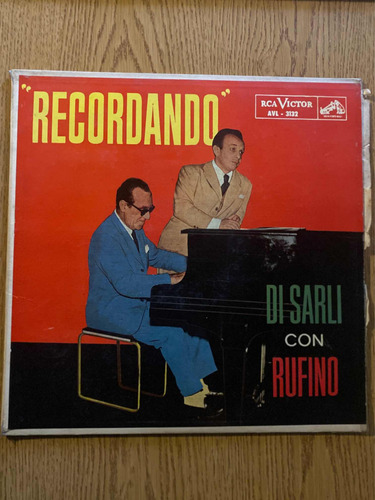 Recordando - Di Sarli Con Rufino Lp Vinilo Tango