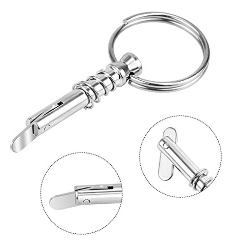 Hysagtek Bimini Top Hardware, 6 Unidades, 1/4 De Diámetro