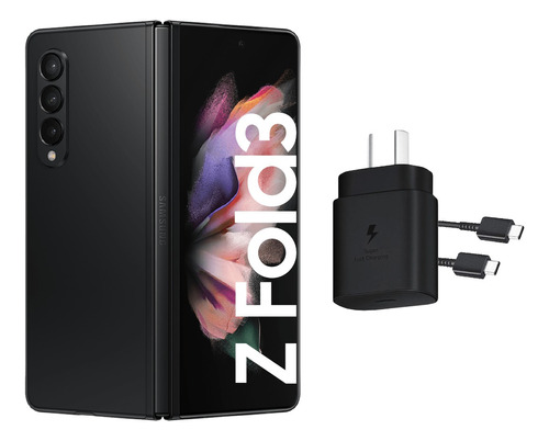 Samsung Galaxy Z Fold3 5g 256 Gb Negro 12 Gb Ram Bueno  (Reacondicionado)